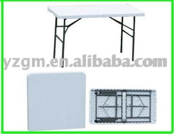 blow molding folding table,outdoor furniture, plastic folding outdoor furniture