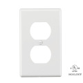 Fireproof Plastic Wall Receptacle Plate