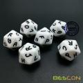 Bescon Alphabet Dice 20 Faces A-T Uppercase, 20 Sides Letter Dice