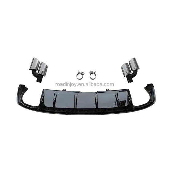 Rear Diffuser for Audi A5 S5 17-20 with Bumper Lip and Exhaust Tips