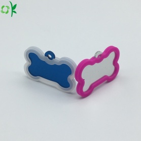 Cute Silicone Pet Tag Protective Holder