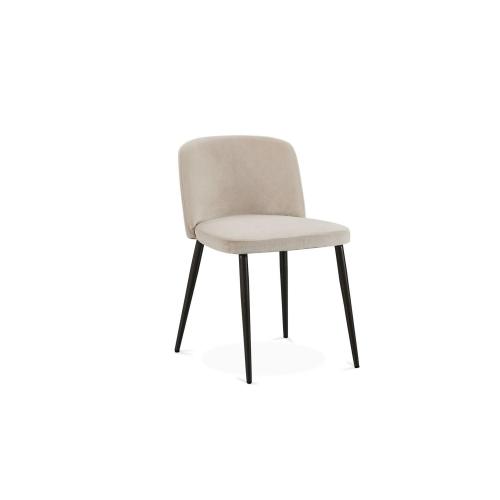 E-Bay New Design PVC Material 304 Chaise de salle à manger en plastique en acier inoxydable pour le salon