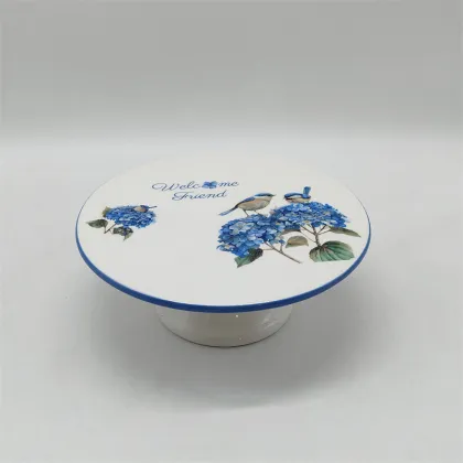 Hydrangea Ceramic Dessert Stand