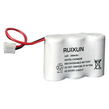 Ni-Cd 2/3AA 300mAh 3.6V