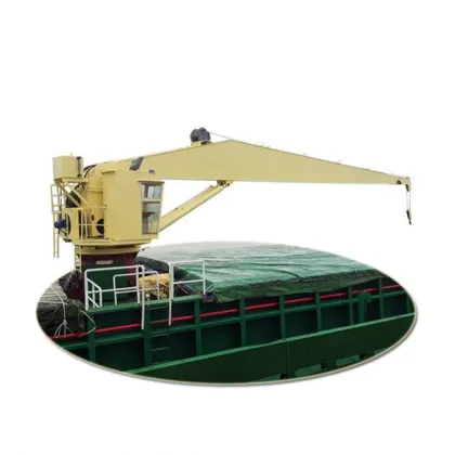 Mounted Crane Feedback Deck Ship Harbor