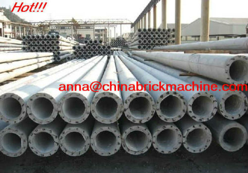 spun concrete pole/pile making machine Semi-automatic machine