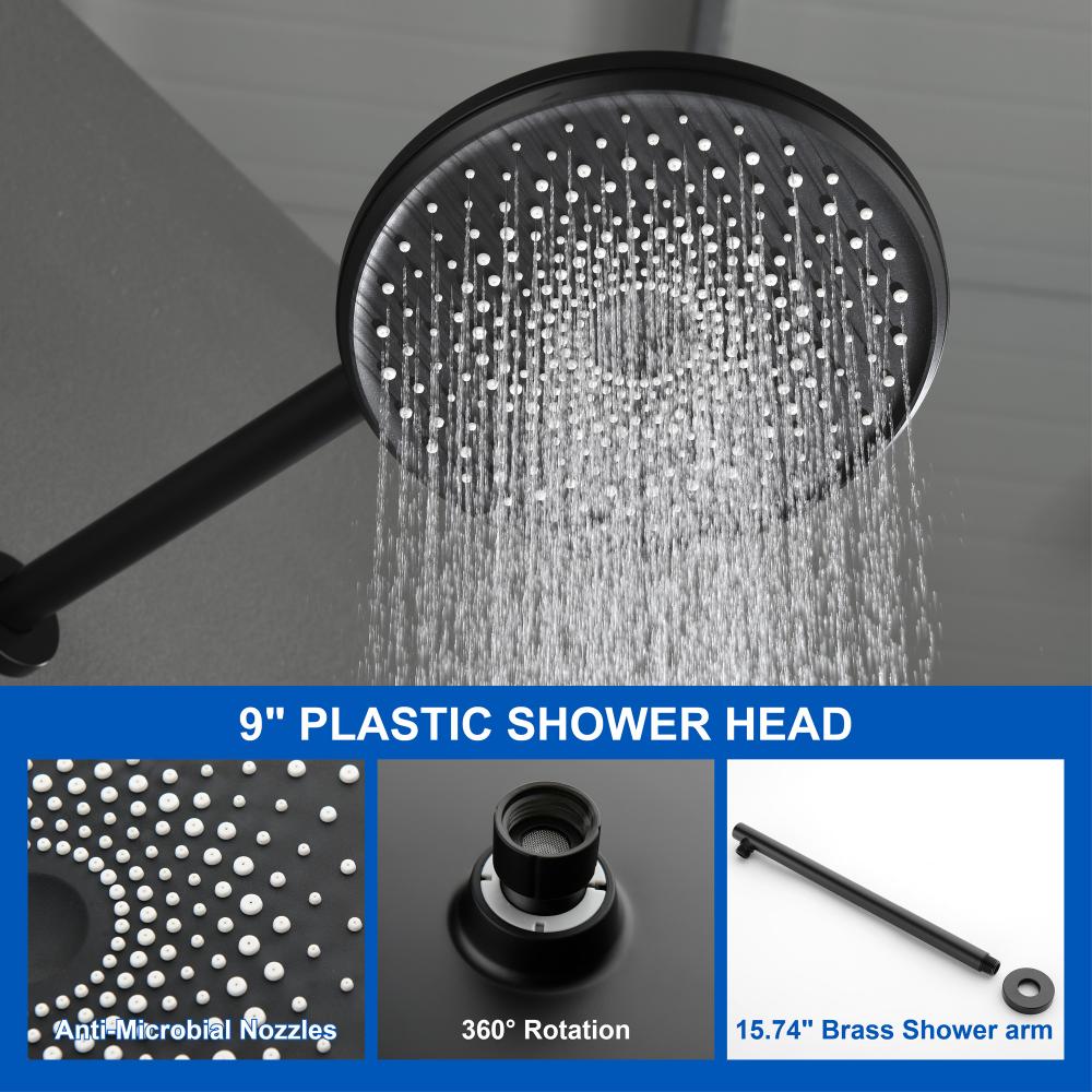 black shower system 88042b 8