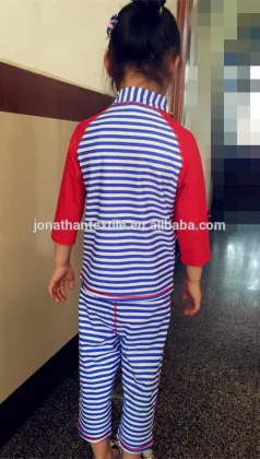 2016 Children's likable long sleeve and pants two piece surfing wear.