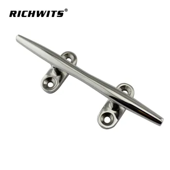boat accessories stainless steel marine fittings hollow base cleats