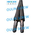 65/132 Bimetallic Double Conical Screw Barrel for Terrace Board (PE with Wood Flour)