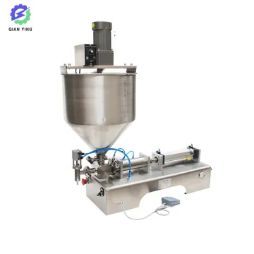 FMU-B Piston Oil Honey Sauce Food Cosmetic Cream Paste Lotion Liquid Filling Machine with Mixing