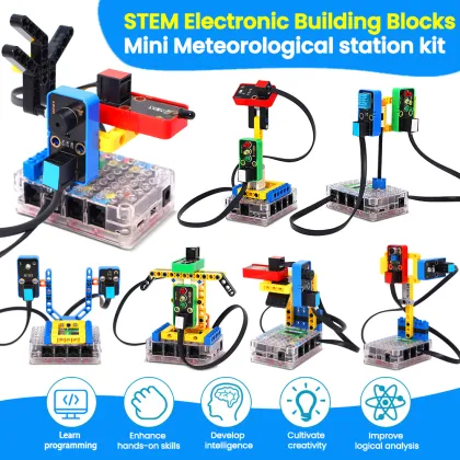 Kidsbits STEM Electronic Building Blocks Mini Meteorological Station for Lego and Arduino