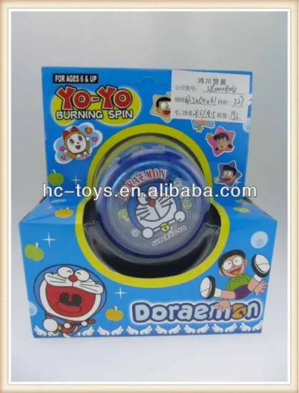 Promotion Plastic Yoyo with flash, Classic toy