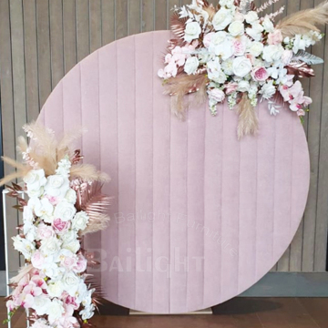 Velvet Fabric Panels for Event Decoration - Pink Wedding Backdrop