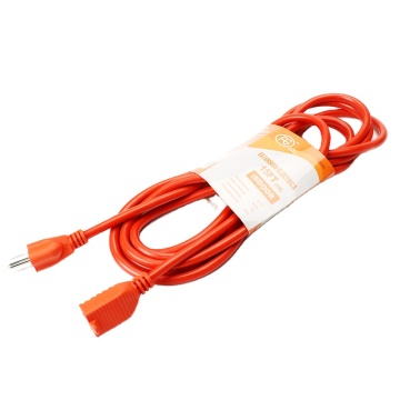 North American Hot Selling ETL 3 Pin High Quality 25 ft Extension Cord