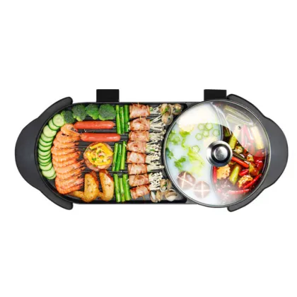 Multi-Function Kitchen Appliances: Household Barbecue Pot, Electric Hot Pot, Electric Baking Tray, and More