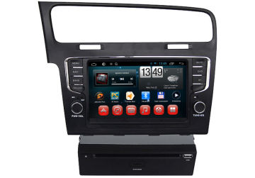 Portuguese Hebrew Volkswagen Gps Navigation System Dual Zone Car Video Gps For Golf7