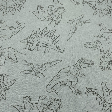 Tecido de dinossauro de mistura de poliéster de algodão