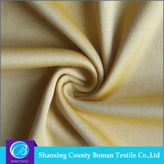 Fabrics supplier Fashion Polyester interlock knitting fabric