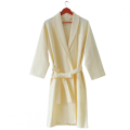 Women hotel bath robe custom fleece waffle robe