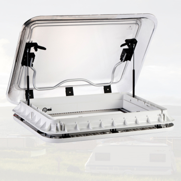 Factory Supply RV Skylight RV24SL Roof Window 700x500mm with 12V LED Light