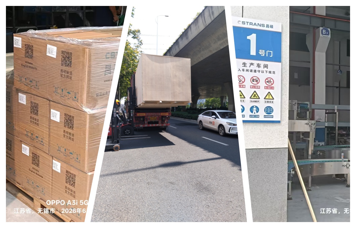 Fully stacked carton pallets