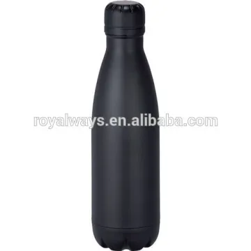 Black Double wall Stainless Steel sports water Bottle/vacuum flask