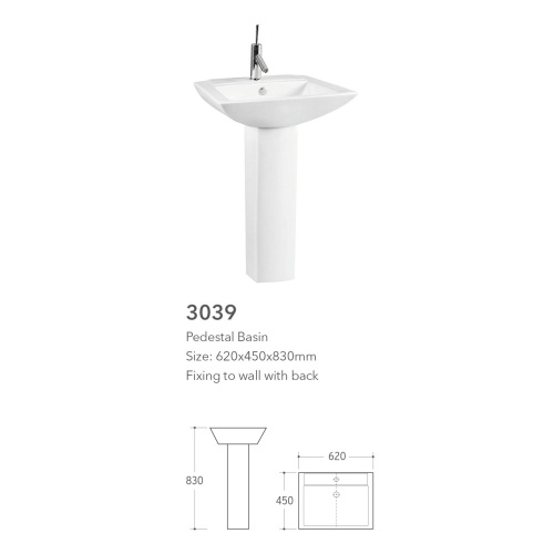 ceramic basin 830mm use weight