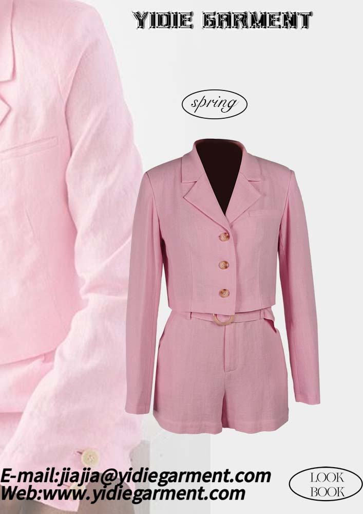 Pink Suit Long Sleeve Jacekt