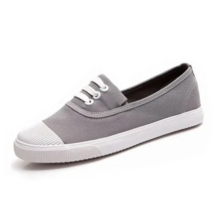Casual lady's shoes flat shoes Korean single and comfortable shoes canvas