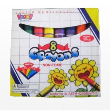Hot selling children's painting 8 color crayon