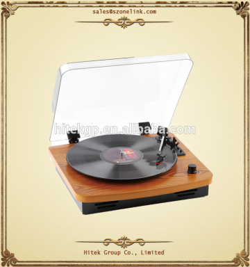 China supplier sales portable turntable record player with led indicator vinyl record player
