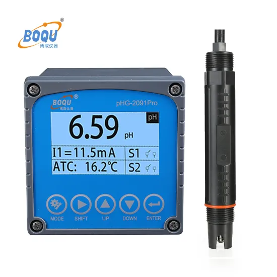 pHG-2091Pro Wisdom Water Urban Sewage Treatment 4-20mA Output PH/ORP Water Quality Monitor