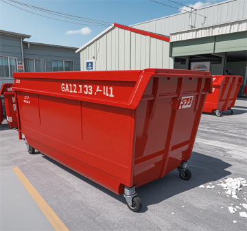 All Sizes Steel Industrial Garbage Roll-Off Dumpsters for Construction and Recycling