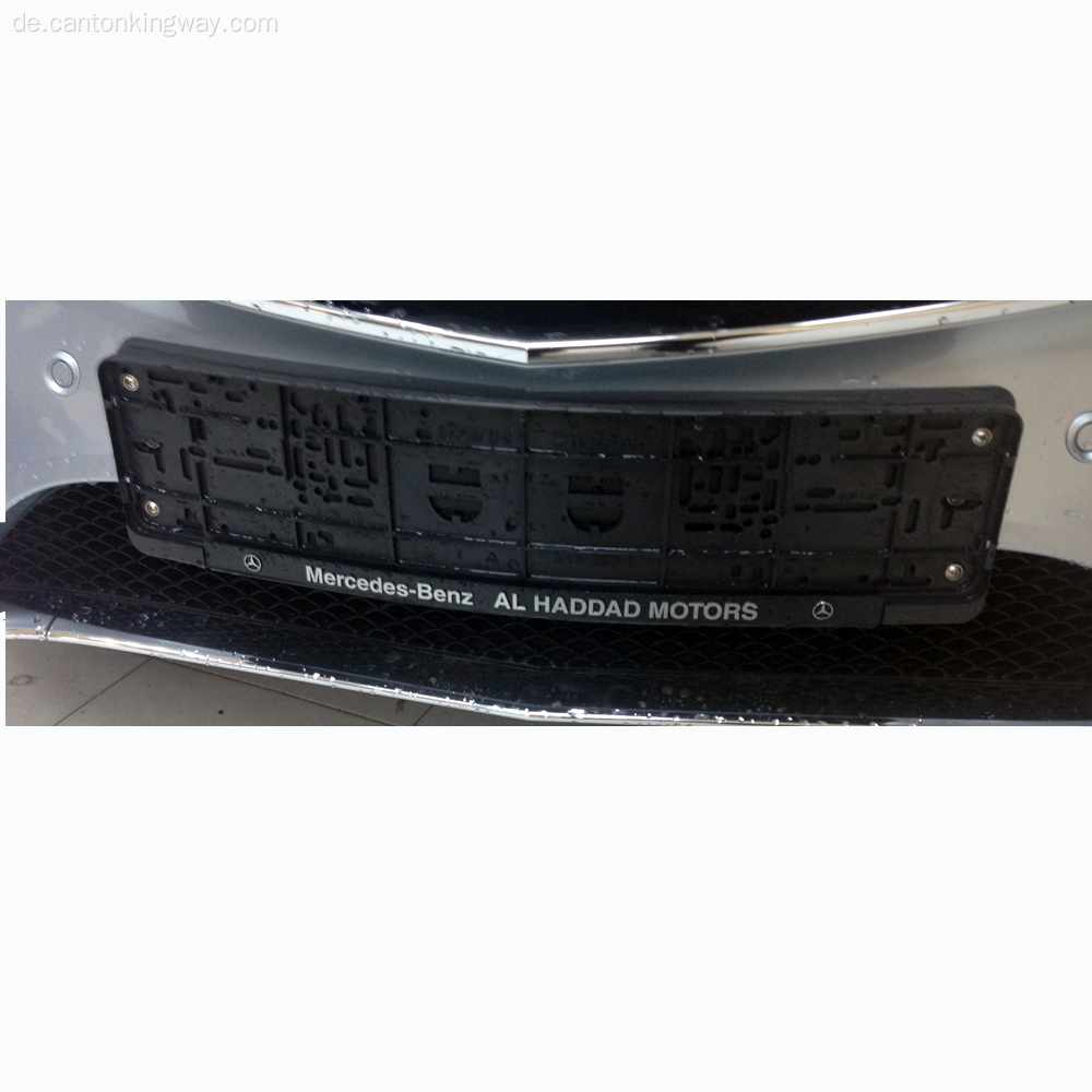 Plastik -Kennzeichen -Plattenrahmen mit Porsche Chrom -Logo