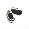 Black Boy Boat shoes Leather kids casual shoes