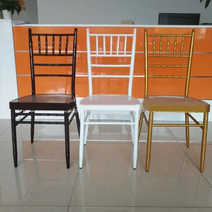 Napoleon Chivalry Tiffany Gold Modern Banquet Chair