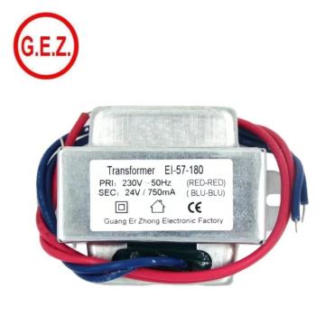 EI-57 230V 24V 750mA Transformador de baixa frequência personalizado