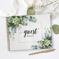 Imprimir livro de visitas a papel de casamento personalizado