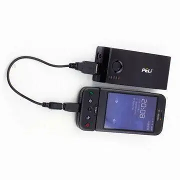 5,200mAh Backup External Battery Pack High Capacity Power Bank Charger with Built-in Flashlight