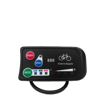 KT LED Display for Kunteng E-bike - Waterproof or SM Plug 24V 36V 48V LED880 Control Panel