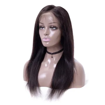 Brazilian Straight 13x4 HD transparent Lace Front Wig Pre Plucked Remy Human Hair Wigs For Women 150% Density Lace Front Wig