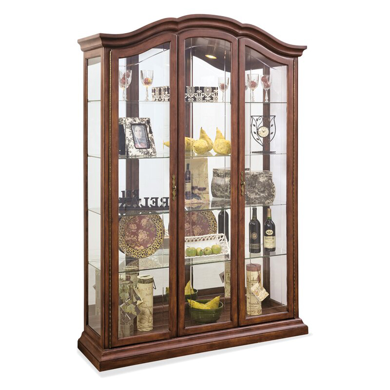 Glass Display Cabinet With Drawers