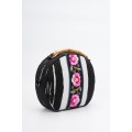 Yi Nar Nakış Bambu Saplı Crossbody Çanta
