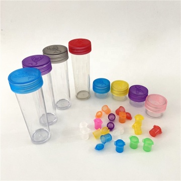 YURUI Hotselling Pop Top Plastic Pill Bottles with Child-Resistant Caps