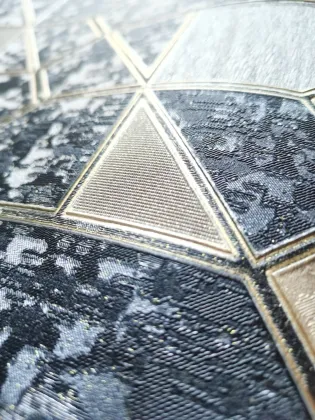 Bedroom PVC 3D Design Wallpaper 350g 1.06m