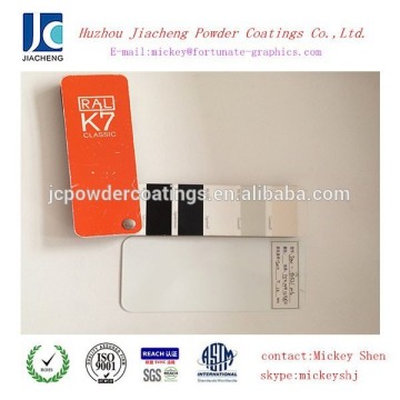UV resistance flat-glossy white powder coating paint
