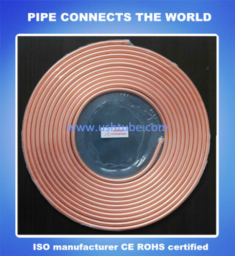 60 ft の銅パイプ パンケーキ コイル サイズ 3/8"から 7/8"