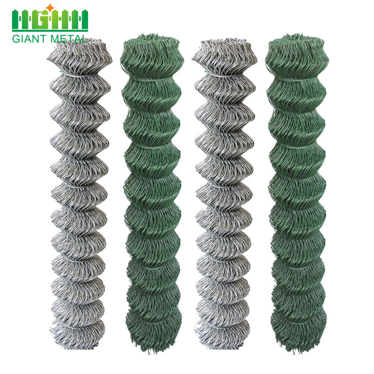 PVC coated galvanized chain wire mesh fence