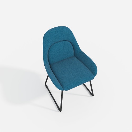 Sillas de sala de espera sin brazos